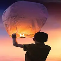Ilustrasi lampion saat Waisak (Sumber: Pixabay/pixel2013)