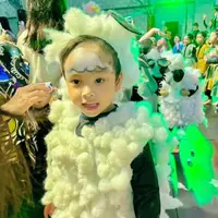 Potret Gala dengan kostum domba biri-biri (Sumber: Instagram/@galaasky)