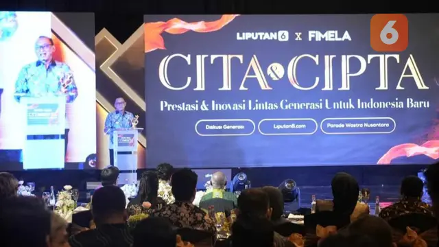 Ucapan Penghargaan dari Helldy Agustian. (Rabu, 31 Juli 2024). (Yandhi Deslatama/Liputan6.com).