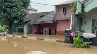 45 KK di Perumahan Sawangan Asri Depok Terjebak Banjir Luapan Kali Pesanggrahan