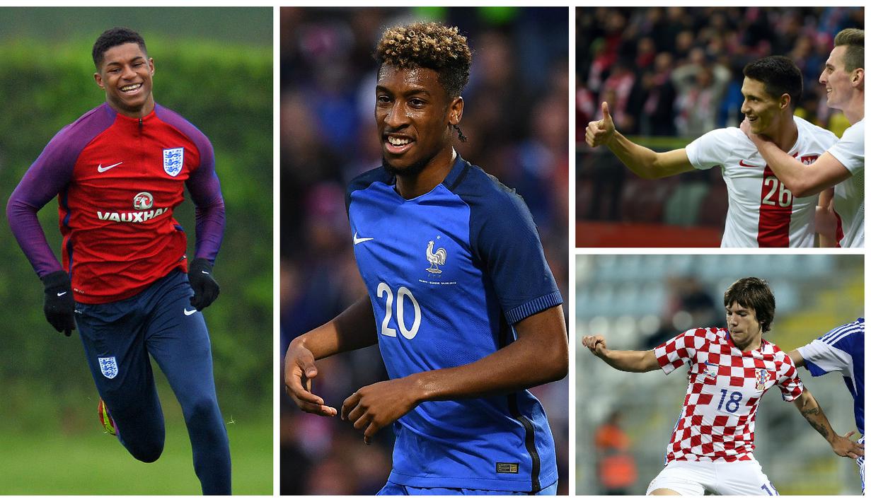 Inilah 10 pemain muda yang mungkin bisa bersinar di Piala Eropa 2016. (AFP)