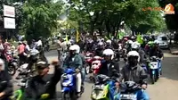 [VIDEO] Iring-iringan Ribuan Motor Buruh di Pulogadung