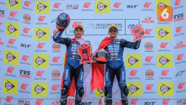 Foto: Yamaha Racing Indonesia Dominasi Podium SS600 ARRC Mandalika 2025