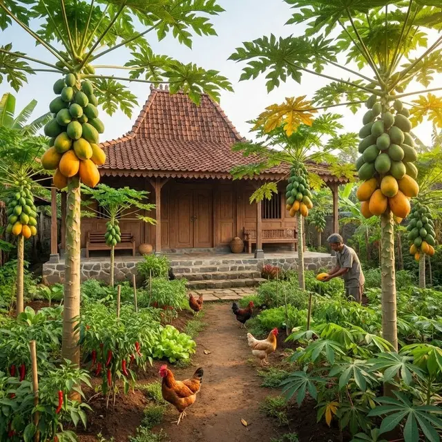 Buah  Cocok Ditanam di Halaman Belakang