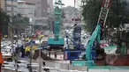 Pengeboran jalur proyek mass rapid transit (MRT) dan stasiun bawah tanah akan dimulai pada Agustus 2015 mendatang, Jakarta, Rabu (4/3/2015). (Liputan6.com/Faizal Fanani)