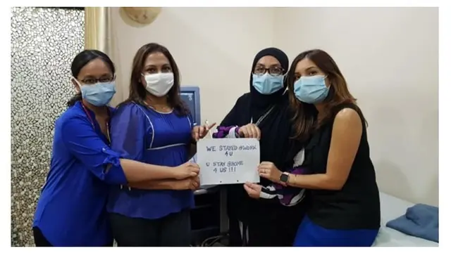 Viral, Ini 5 Potret Aksi Petugas Medis Meminta Semua Orang Tetap di Rumah