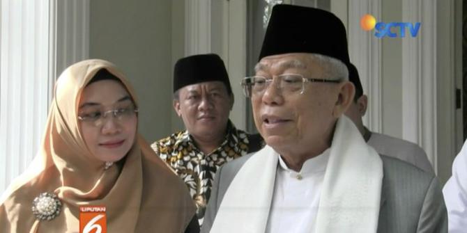 Ma'ruf Amin Apresiasi Pernyataan Sandiga yang Ingin Muliakan Ulama