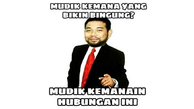 Meme mudik lebaran (Sumber: Instagram/trias.kuchir)