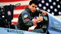 Tom Cruise di film 'Top Gun' (1986). (foto: usmagazine)