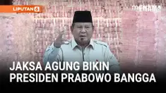 Kejaksaan Agung memamerkan capaian kinerja yang dilakukan satgas penertiban kawasan hutan (PKH) kepada Presiden Prabowo Subianto pada Rabu (24/12).