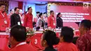 Suasana Rakernas PDIP III Tahun 2018 di Badung, Bali, Jumat (23/2). PDIP resmi mengusung Jokowi sebagai capres 2019-2024. (Liputan6.com/Pool/Biro Pers Setpress)