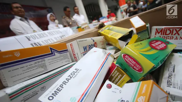 Puluhan Ribu Obat Keras Ilegal dan Kadaluwarsa Disita Polisi