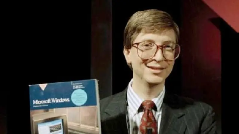 Miliarder Bill Gates saat masih muda
