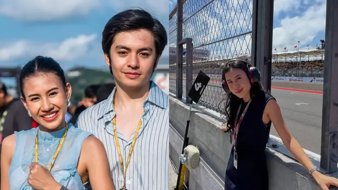 Anti Meleleh, Makeup dan Gaya Rambut Shenina Cinnamon Tetap On Point di Tengah Panasnya Mandalika