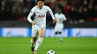 Son Heung Min mulai rajin menciptkan gol dan beberapa Assist matang dan tak jarang menghasilkan kemenangan bagi kubu The Lily Whites (Glyn KIRK / AFP)