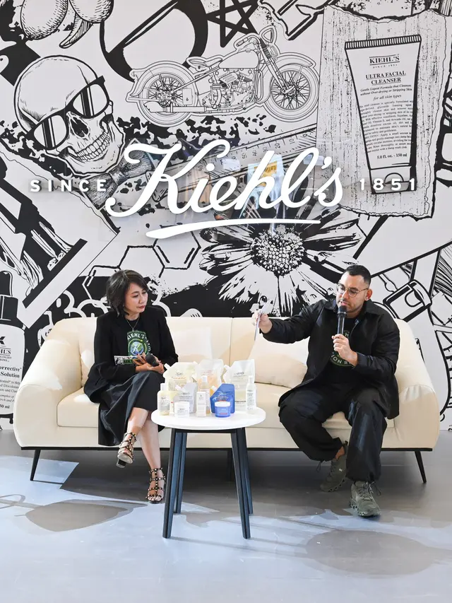 Melihat Kreasi Seni Unik dari Empties Skincare di Kiehl's Subway Trash to Art