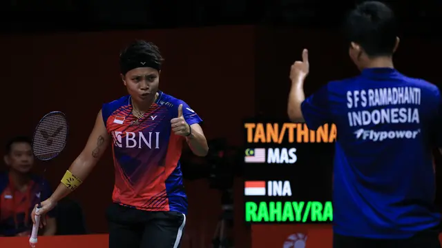 Apriyani Rahayu/Siti Fadia Silva Ramadhanti - BWF World Tour Finals 2022 - Bulu Tangkis - 7 Desember 2022-2