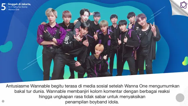 [Bintang] Singgah di Jakarta, Ini 5 Fakta Tur Dunia Wanna One
