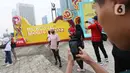 Emtek Grup secara resmi menjadi pemegang hak siar dan menyajikan tayangan yang ciamik untuk seluruh pertandingannya. (Liputan6.com/Faizal Fanani)