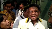 Presiden PKS, Sohibul Iman, menjalani pemeriksaan di Polda Metro Jaya (Ronald/Merdeka.com)