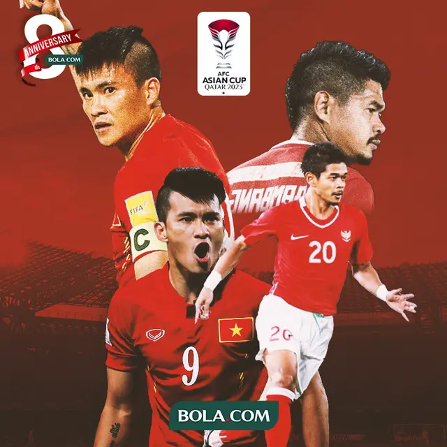 Piala Asia 2023 - Le Cong Vinh dan Bambang Pamungkas