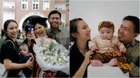 6 Pemotretan Keluarga Joshua dan Clairine Clay, Baby Elio Gemas Pakai Belangkon