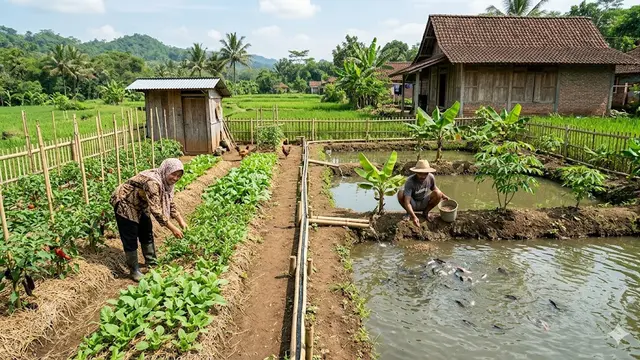 Contoh Integrated Farming Sederhana untuk Pemula di Desa