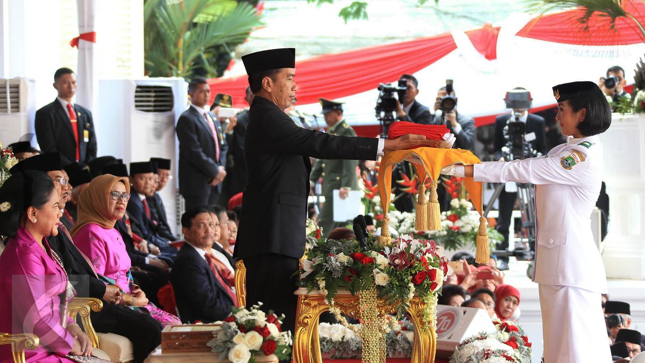 20150817-Presiden Jokowi Pimpin Upacara HUT RI ke-70 di Istana -Jakarta