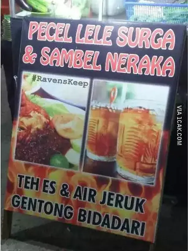 6 Nama Warung Pecel Lele Nyeleneh Ini Bikin Pembeli Tepuk Jidat