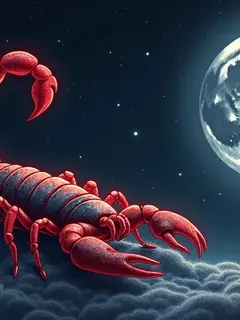 logo ramalan zodiak scorpio (sumber: AI generated)