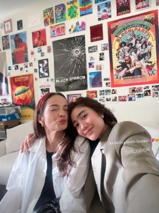 Febby Rastanty Kunjungi Enzy Storia dan Maulana Kasetra