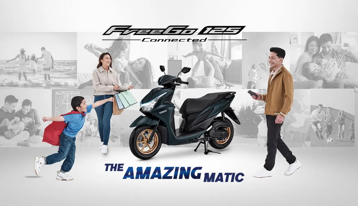 Yamaha Freego 125: Skuter matic keluaran Yamaha ini memiliki keunggulan pada ruang bagasinya yang sangat luas di kelas motor 125cc mencapai 25 liter. Hal ini dikarenakan lubang tangki bensin yang diletakan di body bagian depan. Mesinnya menggunakan 125cc 1-silinder Blue Core yang diklaim 50% lebih irit dari generasi sebelumnya. Selain bagasi luas, dibawah kunci keylessnya juga terdapat ruang penyimpanan yang bisa berfungsi sebagai cup holder. Freego 125 dijual mulai dari Rp21,4 juta untuk varian standard dan Rp23,2 juta untuk varian connected. Desainnya yang terlihat gemuk mirip dengan motor-motor matic Eropa.  (Source: yamaha-motor.co.id)
