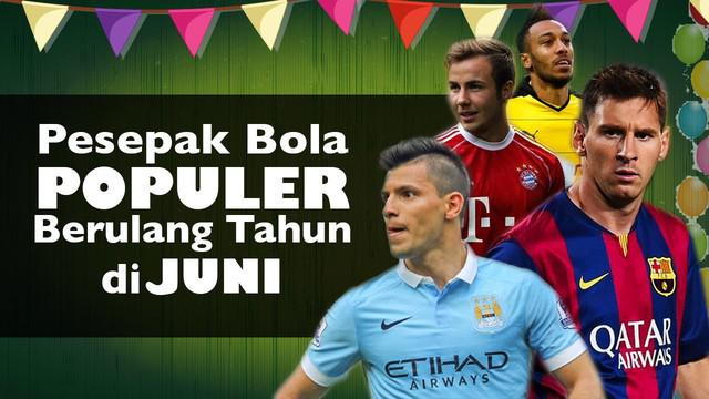 Video pemain terkenal yang lahir pada bulan juni, salah satunya Lionel Messi yang lahir pada 24 juni 1987.