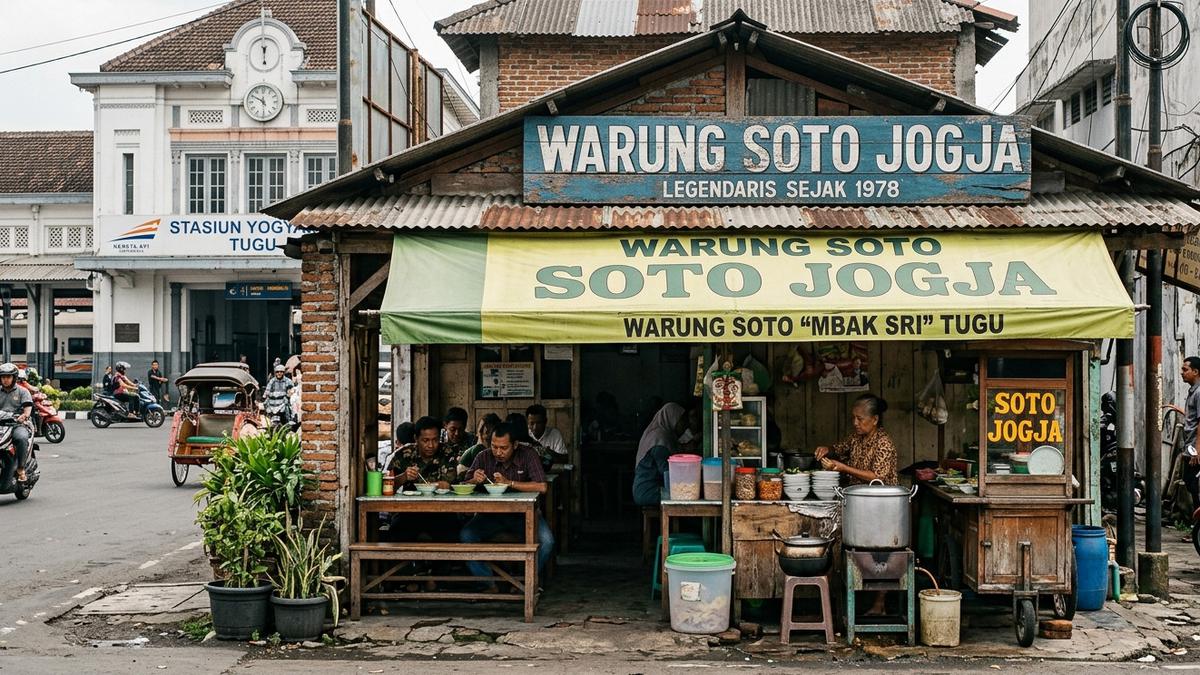 7 Rekomendasi Soto Enak Dekat Stasiun Tugu Yogyakarta, Cocok untuk Sarapan hingga Makan Malam