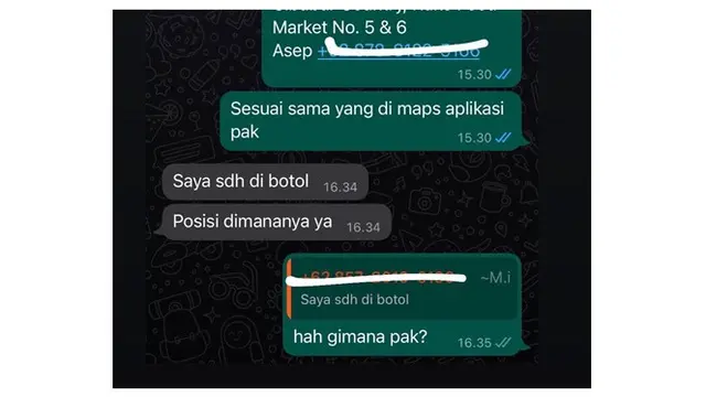 6 Chat Ojol Beri Informasi Sampai di Titik Jemput Ini Maknanya Bikin Bingung