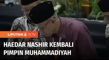 Haedar Nashir kembali terpilih menjadi Ketua Umum Pimpinan Pusat Muhammadiyah untuk masa jabatan 2022-2027. Sementara posisi Sekretaris Umum kembali dijabat oleh Abdul Mu'ti.
