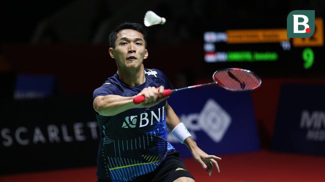 Foto: Chico Tersingkir, Jonatan Christie Melaju di Hari Kedua Indonesia Open 2023
