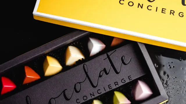 Chocolate Concierge x Issey Miyake. Dok. Chocolate Concierge