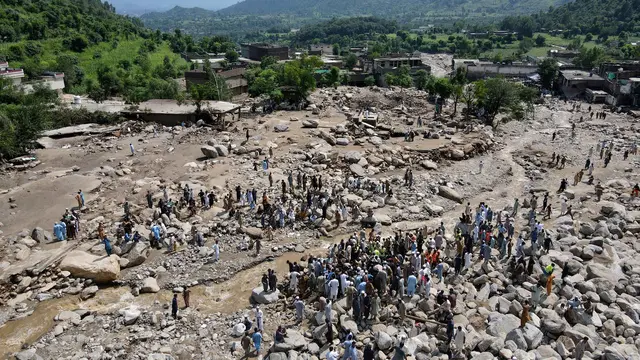 Jumlah Korban Tewas Akibat Banjir Monsoon di Pakistan Terus Bertambah
