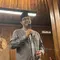 Calon presiden (capres) nomor urut satu Anies Baswedan usai menggelar open house di Lebak Bulus, Jakarta Selatan, Rabu (10/4/2024). (Liputan6.com/Winda Nelfira)