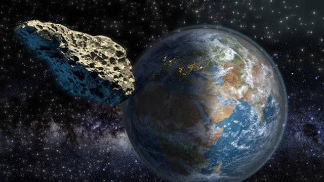 ilustrasi asteroid.
