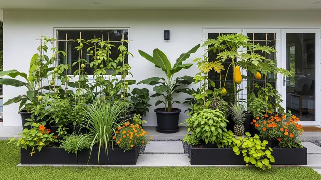 Konsep Kebun Buah Mini Edible Garden