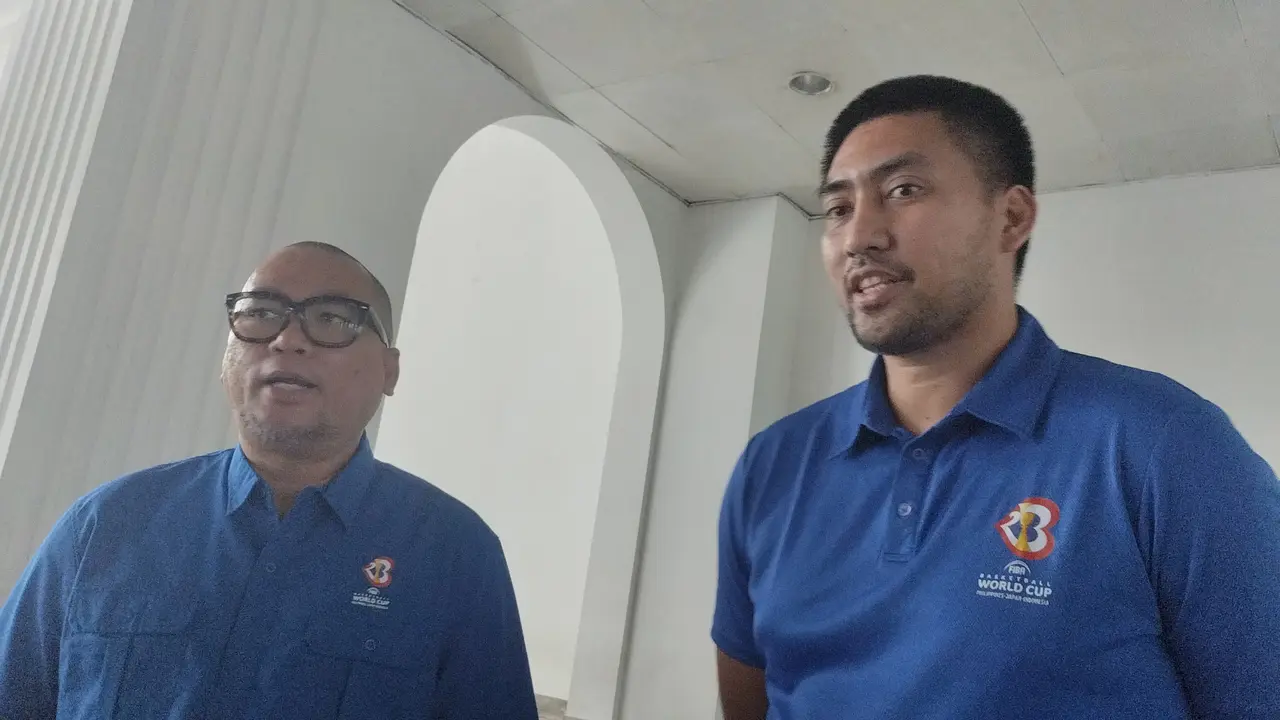 Panitia Lokal Federasi Bola Basket Internasional (FIBA) Word Cup 2023 bertandang ke Balai Kota DKI Jakarta, Selasa (11/4/2023). Panitia lokal bertemu Penjabat (Pj) Gubernur DKI Jakarta Heru Budi Hartono.