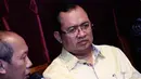 Ketua DPP Partai Golkar, Priyo Budi Santoso saat hadir dalam diskusi publik bertema "Mampukah Munas Golkar Memunculkan Pemimpin Pro Perubahan", Jakarta, Minggu (16/11/2014). (Liputan6.com/Faizal Fanani)