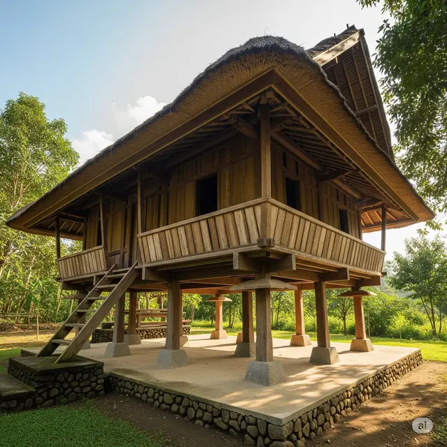 Konstruksi Rumah Panggung Tradisional