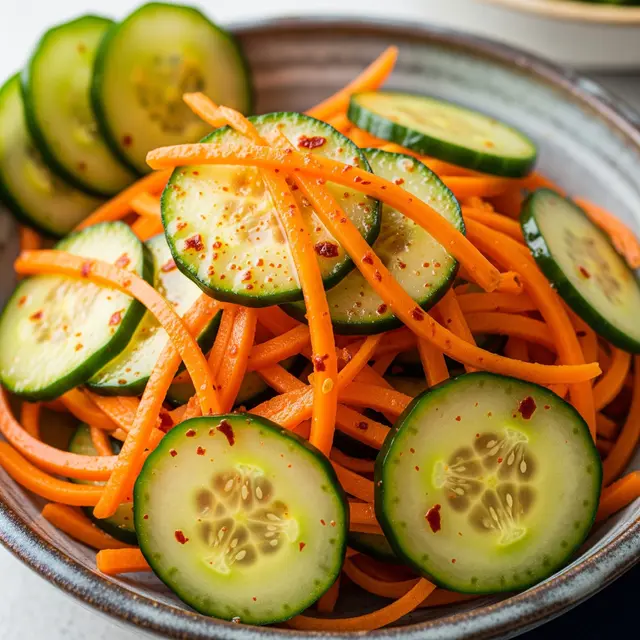 Resep Salad Timun Jepang dan Wortel (Image by Gemini AI)