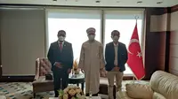 Waketum Kadin Indonesia bertemu dengan Menteri Urusan Agama Turki di Jakarta (Dok. Humas Kadin Indonesia / Nefri Inge)