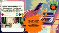 Cek fakta artikel Jokowi minta Ketua KPK Tangguhkan Penahanan Yaqut Cholil Qoumas