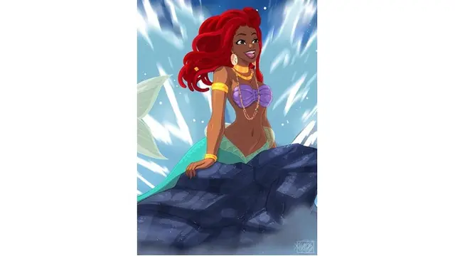 7 Ilustrasi Netizen Saat Halle Bailey Perankan Ariel 'The Little Mermaid', Cantik Nan Eksotis