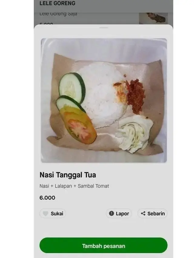 8 Potret Nama Menu Makanan di Aplikasi Ojek Online Ini Nyeleneh Banget